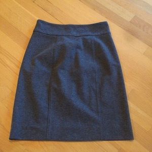 grey bcbg maxazria pencil skirt